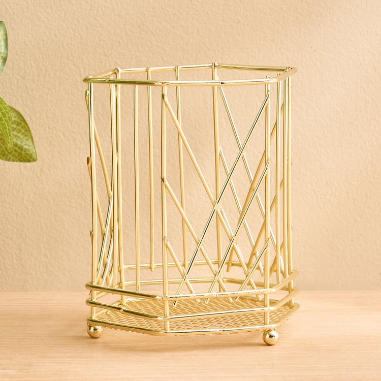 Orion Chromeware Ellora Metal Utensil Holder