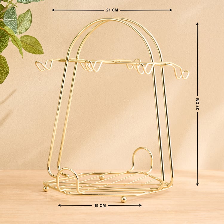 Orion Chromeware Ellora Metal Coffee Set Holder