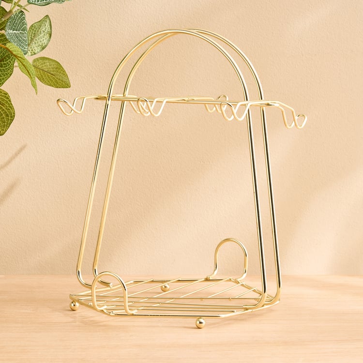 Orion Chromeware Ellora Metal Coffee Set Holder