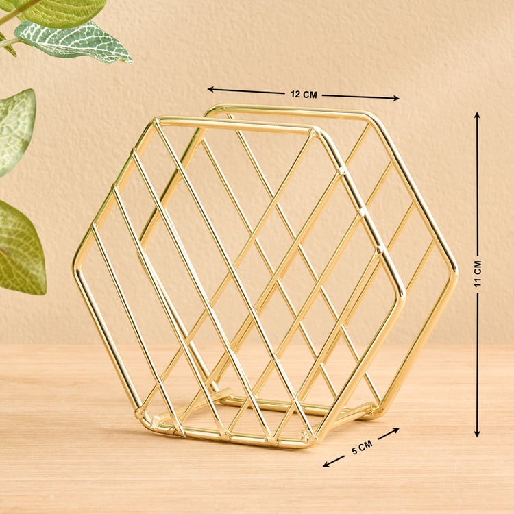 Orion Chromeware Ellora Metal Tissue Holder - 12x5x11cm
