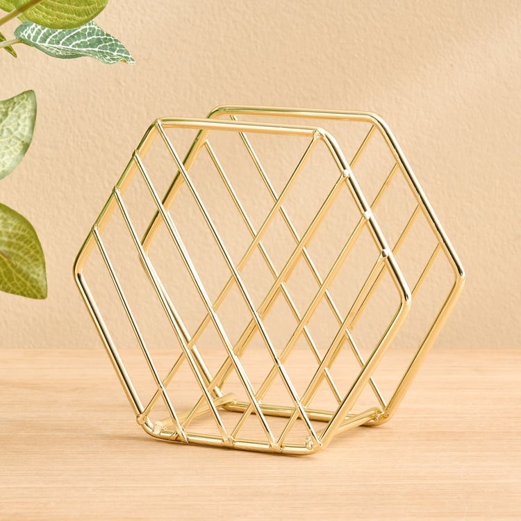 Orion Chromeware Ellora Metal Tissue Holder - 12x5x11cm