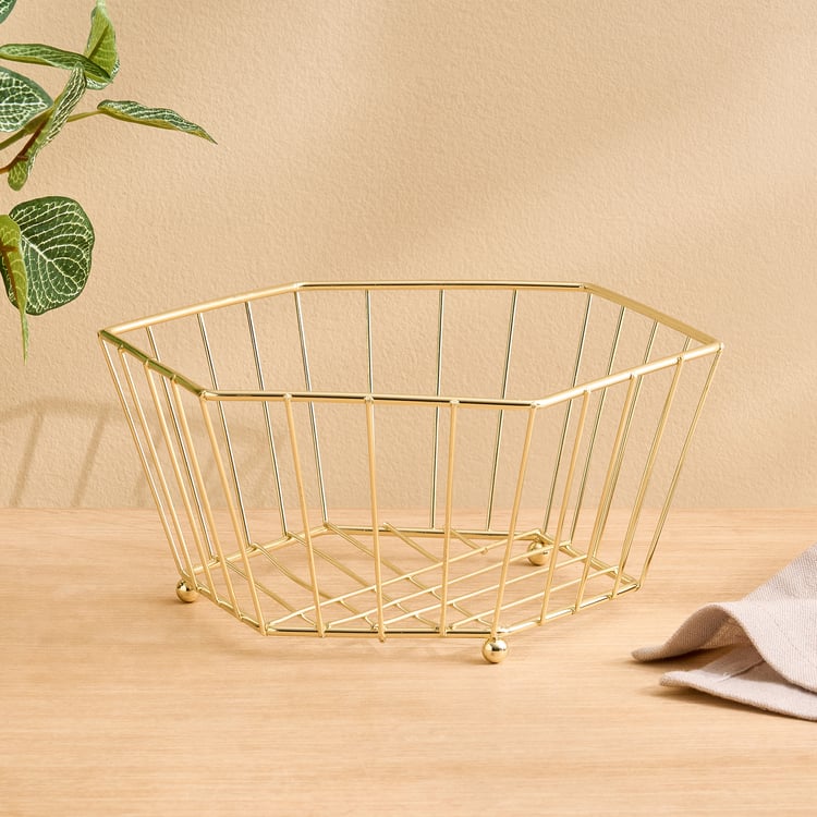 Orion Chromeware Ellora Metal Fruit Basket