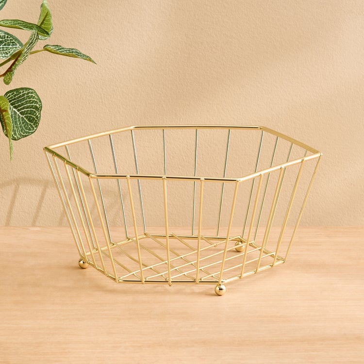 Orion Chromeware Ellora Metal Fruit Basket