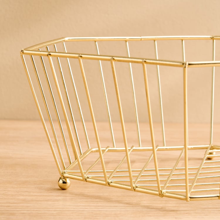Orion Chromeware Ellora Metal Fruit Basket