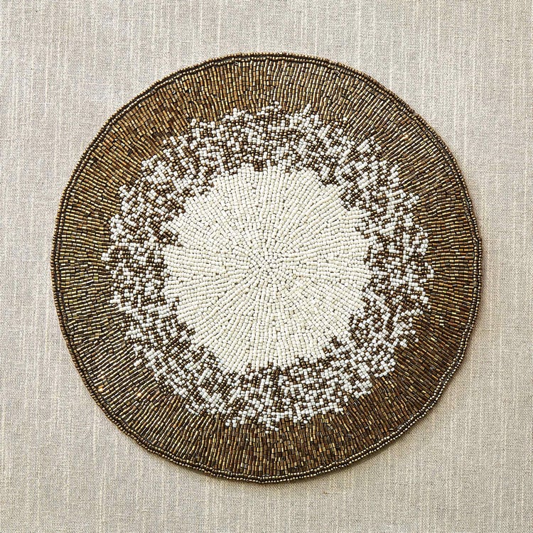 Halcyon Galax Glass Beaded Placemat