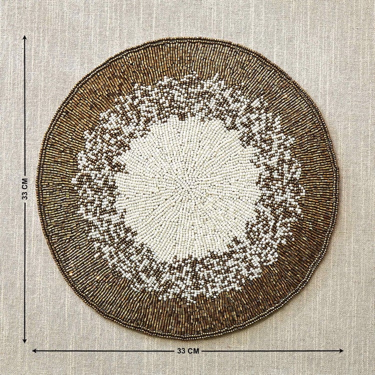 Halcyon Galax Glass Beaded Placemat