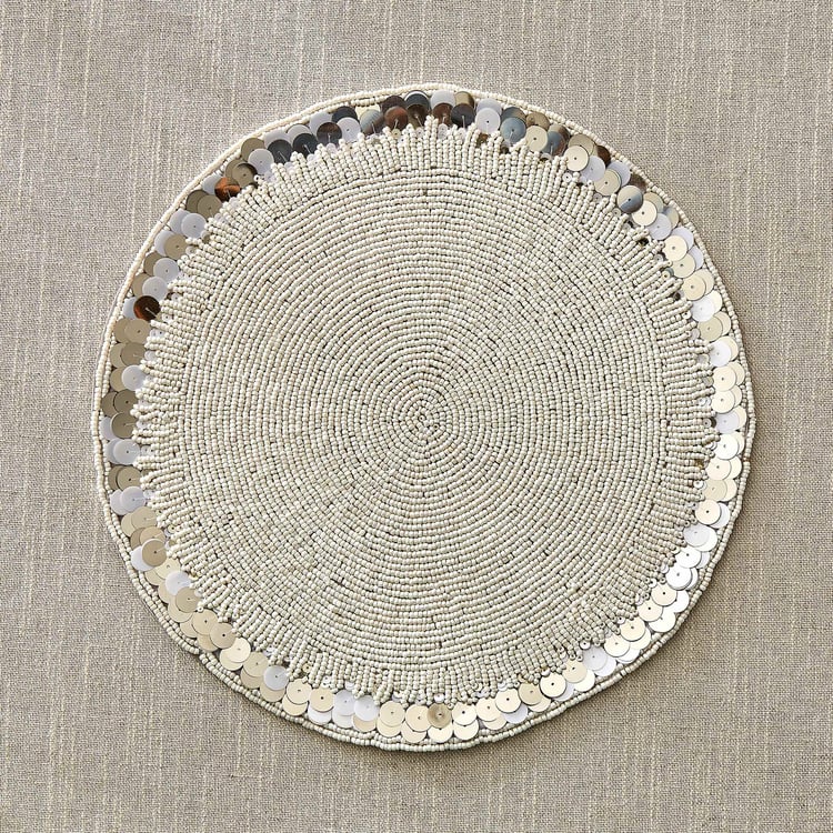 Halcyon Glass Beaded Placemat
