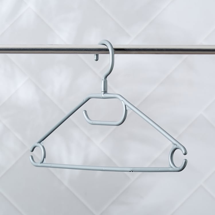 Pacific Winston Elora Set of 10 Polypropylene Rotating Hook Clothes Hangers