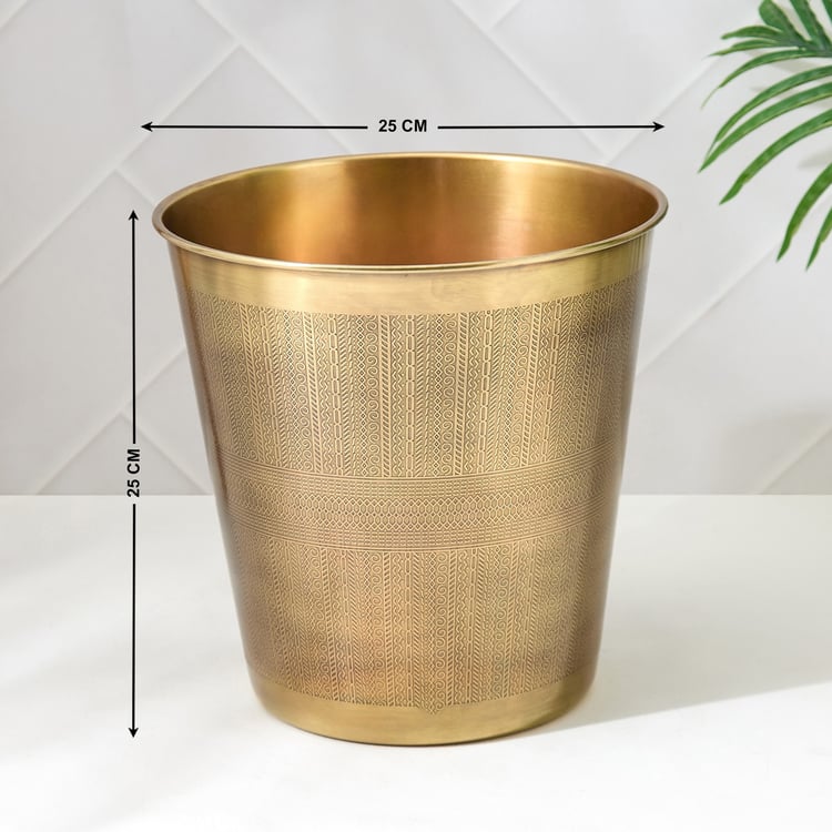 Harbour Royal Stainless Steel Open Waste Bin - 7L