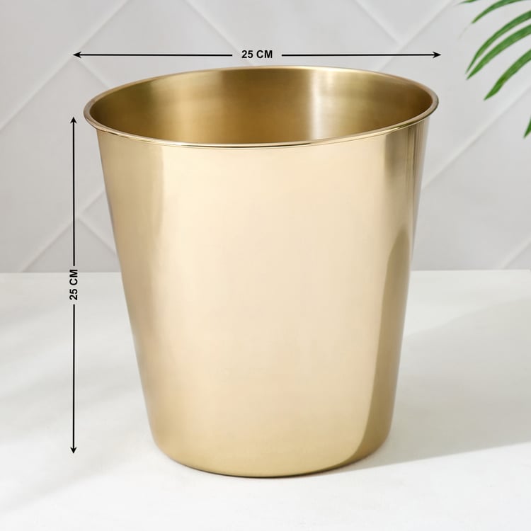 Harbour Royal Stainless Steel Open Waste Bin - 7L