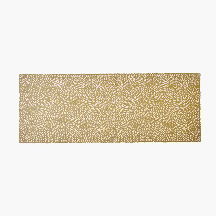 Cinder Flower PVC Cut-Out Table Runner