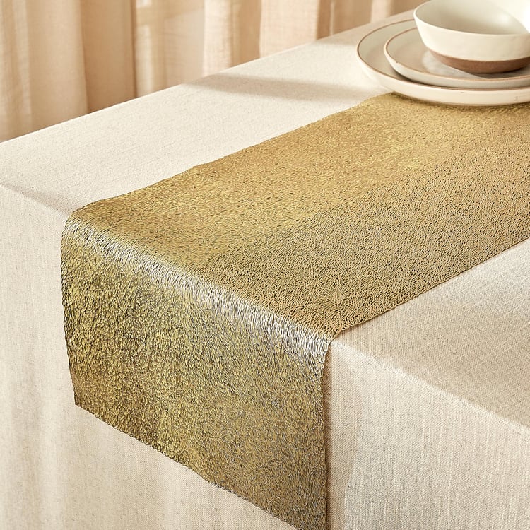 Cinder Hay PVC Table Runner