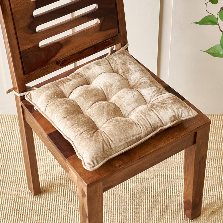 Poise Huehub Velvet Chair Pad - 40x40cm