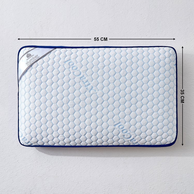 Slumber Breeze Gel Infused Memory Foam Set of 2 Pillows - 55x35cm