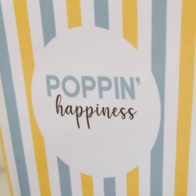 Bakers Pride Veha Melamine Striped Popcorn Bowl