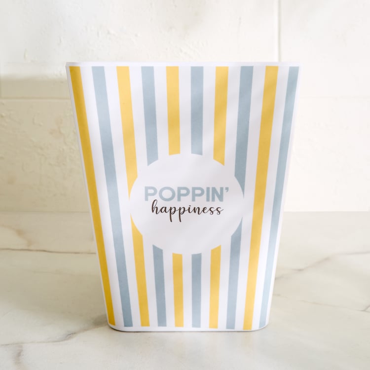 Bakers Pride Veha Melamine Striped Popcorn Bowl