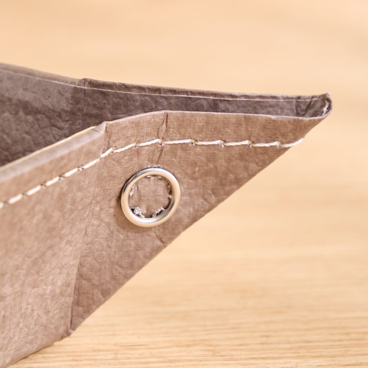 Grain Faux Leather Tray - Large