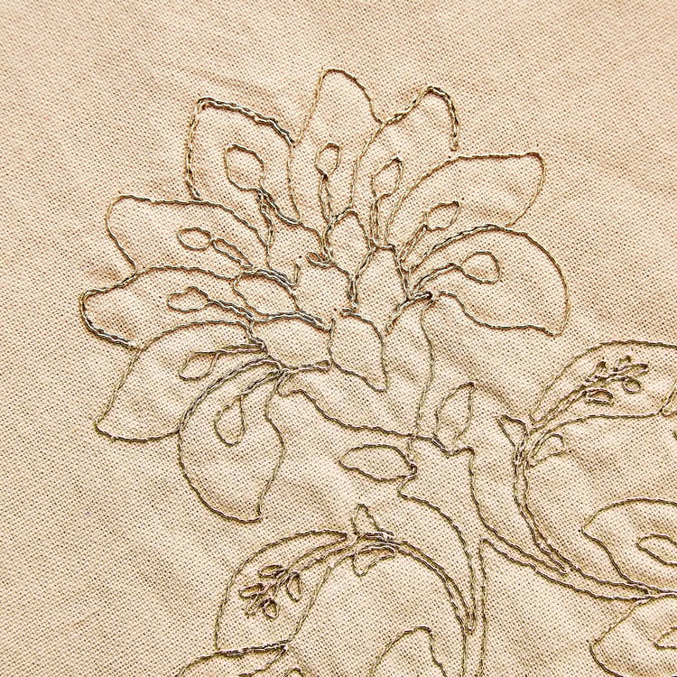 Glimmer Luxe Halo Omna Cotton Embroidered Table Runner
