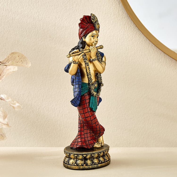 Alpana Ananta Lucia Polyresin Standing Krishna Figurine