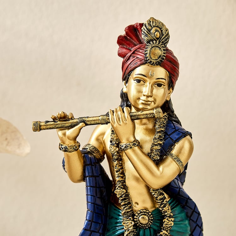 Alpana Ananta Lucia Polyresin Standing Krishna Figurine
