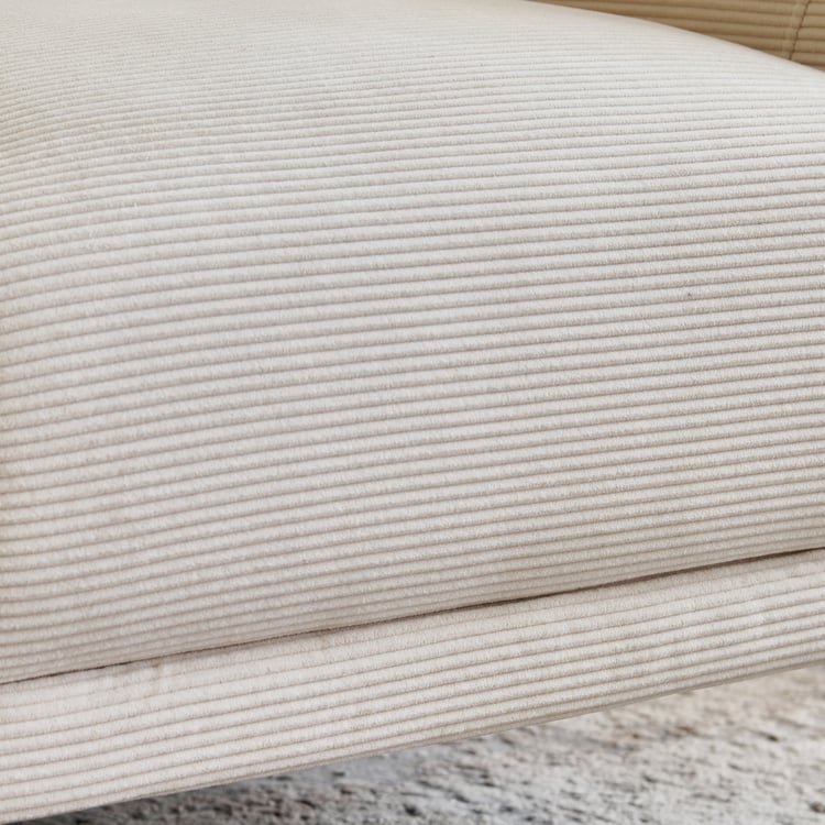 Modern Radiance NXT Fabric 1-Seater Sofa - Cream