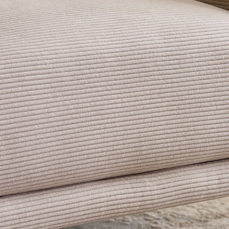 Modern Radiance NXT Fabric 1-Seater Sofa - Brown