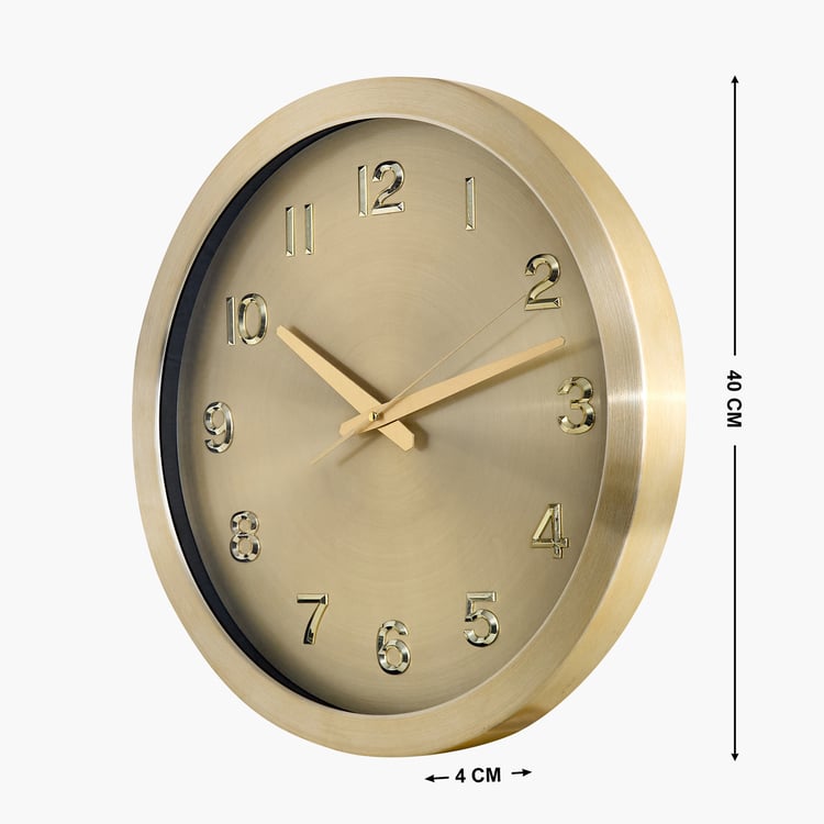 Casablanca Glimmer Aluminium Wall Clock - 40cm