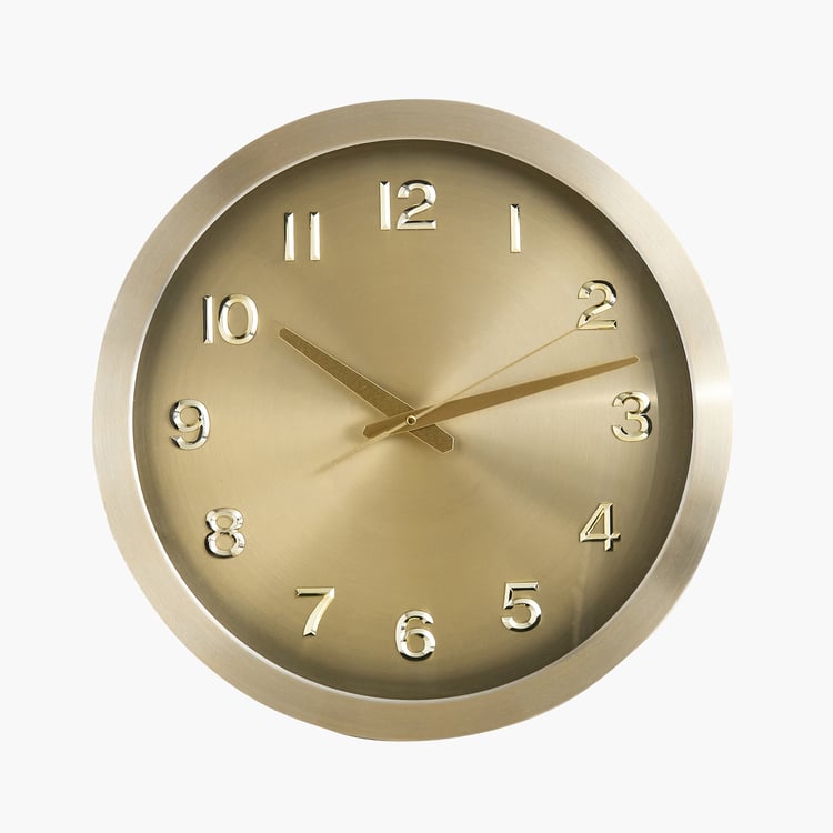 Casablanca Glimmer Aluminium Wall Clock - 40cm