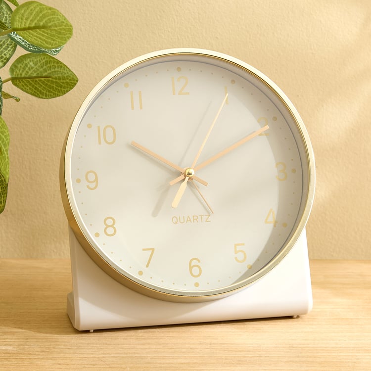 Casablanca Glimmer Table Clock - 16x4x18cm
