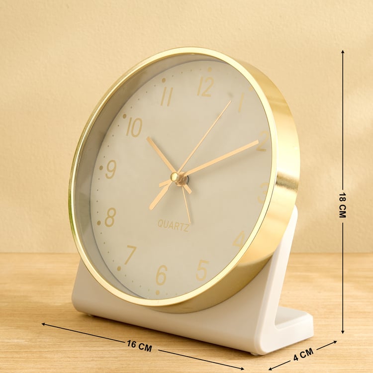 Casablanca Glimmer Table Clock - 16x4x18cm