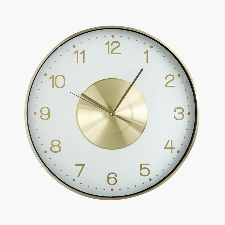 Casablanca Glimmer Aluminium Wall Clock - 40cm