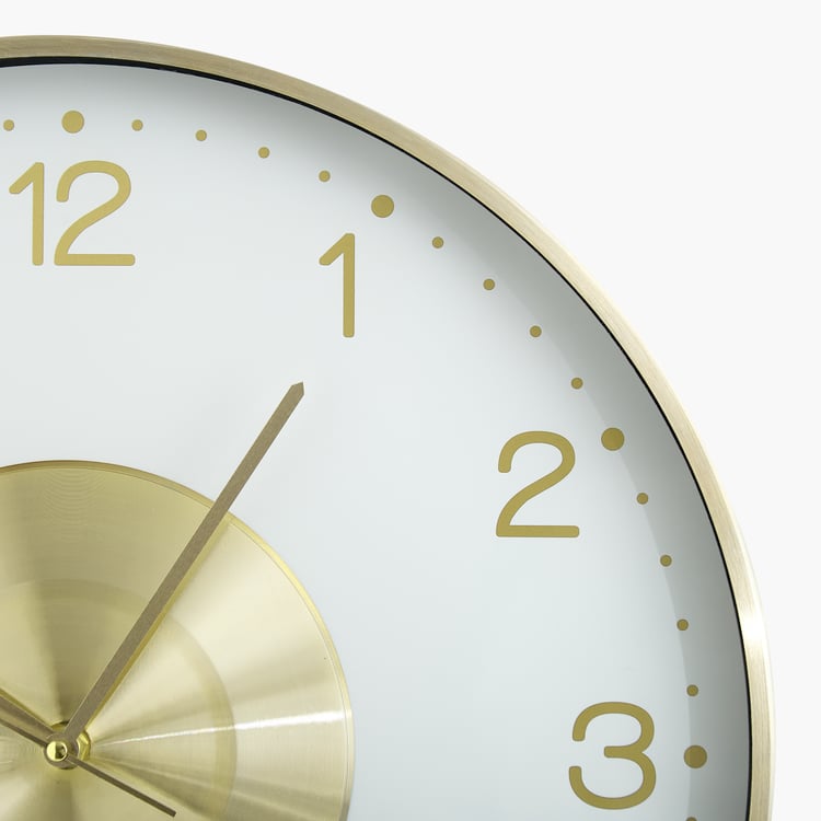 Casablanca Glimmer Aluminium Wall Clock - 40cm