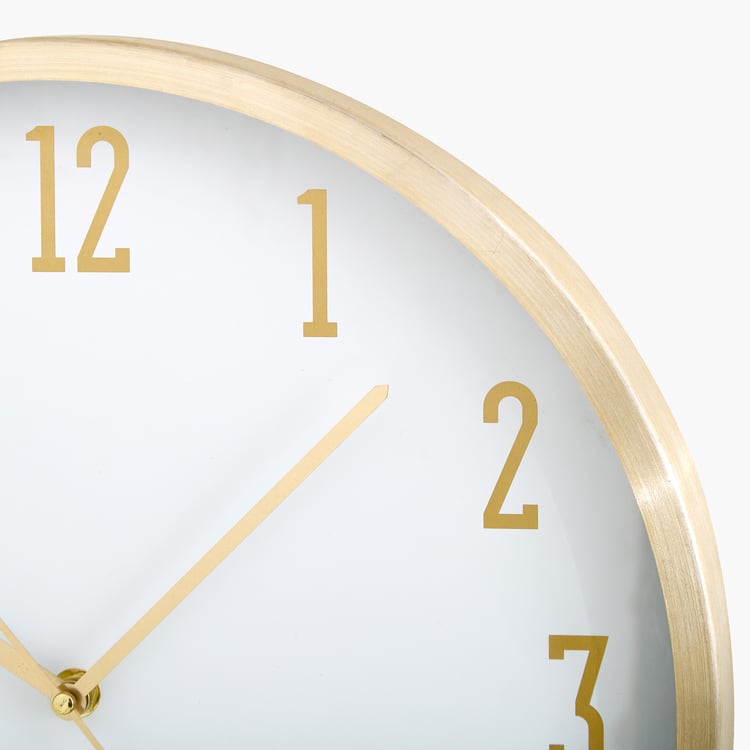 Casablanca Glimmer Aluminium Pendulum Wall Clock - 35cm