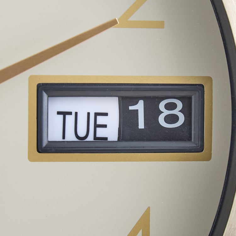 Casablanca Glimmer Aluminium Wall Clock - 25cm