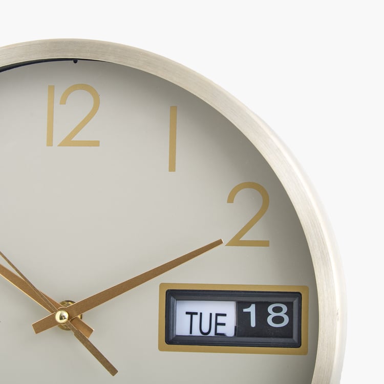 Casablanca Glimmer Aluminium Wall Clock - 25cm