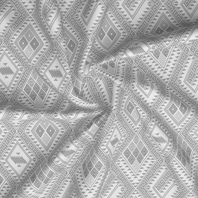BOUTIQUE LIVING Embrace Cotton 152TC Geometric Print 3Pcs Queen Bedsheet Set