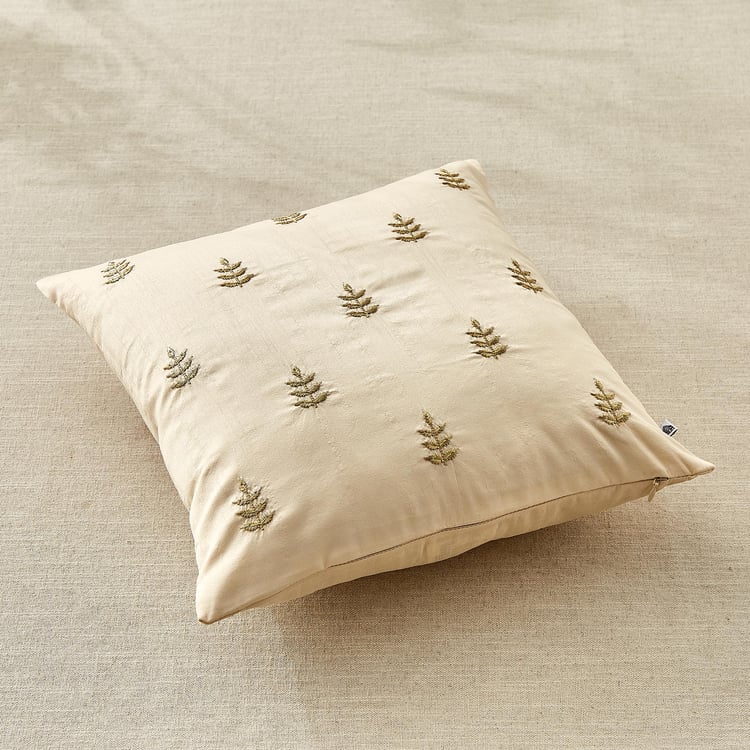 Velin Azmin Set of 2 Embroidered Cushion Covers - 40x40cm