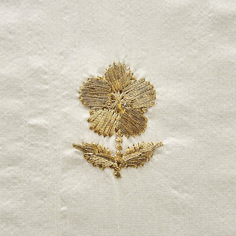 Velin Azmin Set of 2 Embroidered Cushion Covers - 40x40cm