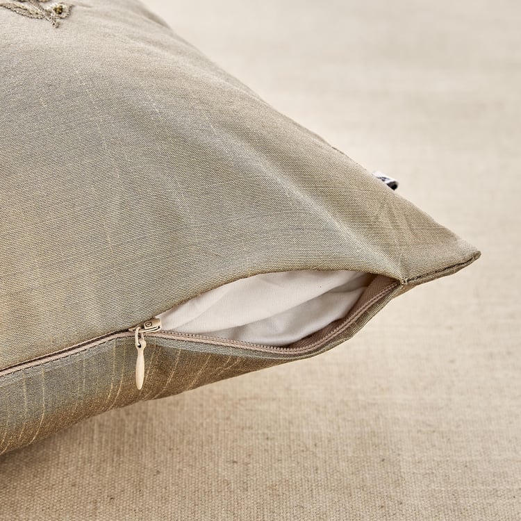 Velin Azmin Set of 2 Embroidered Cushion Covers - 40x40cm