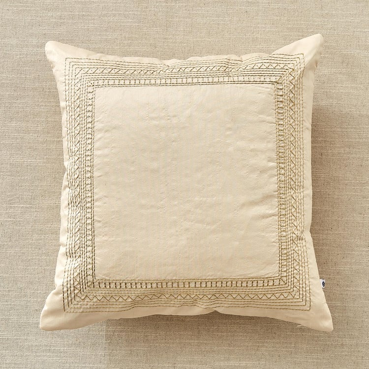Velin Kinari Set of 2 Embroidered Cushion Covers - 40x40cm