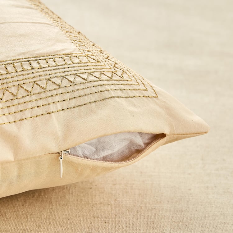 Velin Kinari Set of 2 Embroidered Cushion Covers - 40x40cm