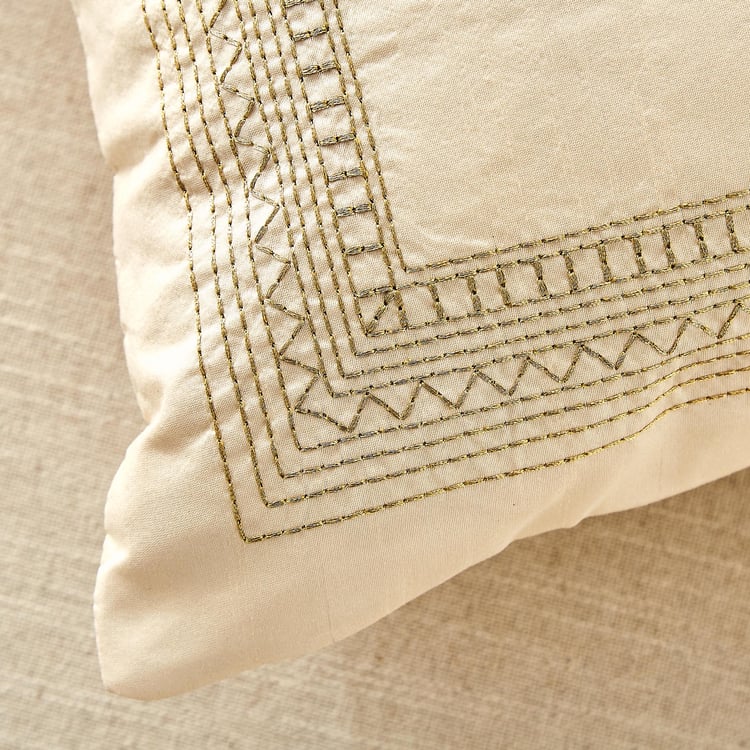 Velin Kinari Set of 2 Embroidered Cushion Covers - 40x40cm