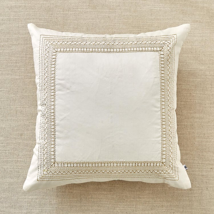 Velin Kinari Set of 2 Embroidered Cushion Covers - 40x40cm