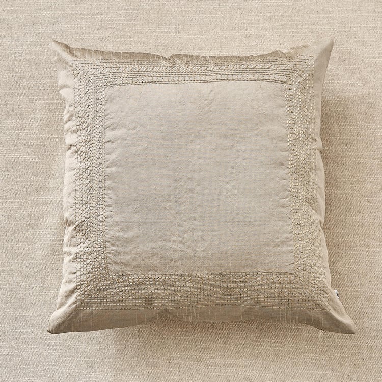 Velin Kinari Set of 2 Embroidered Cushion Covers - 40x40cm