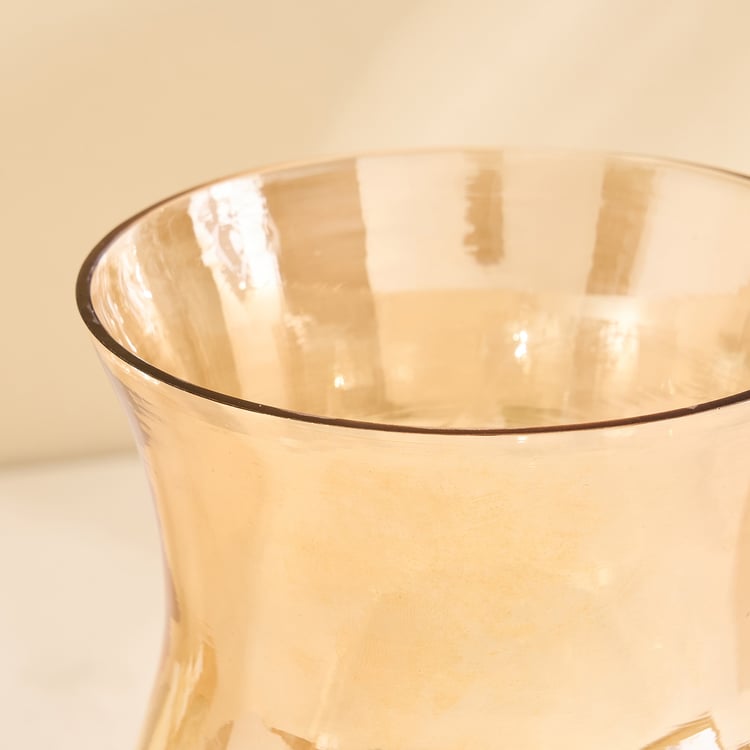 Brill Glass Hurricane Candle Holder