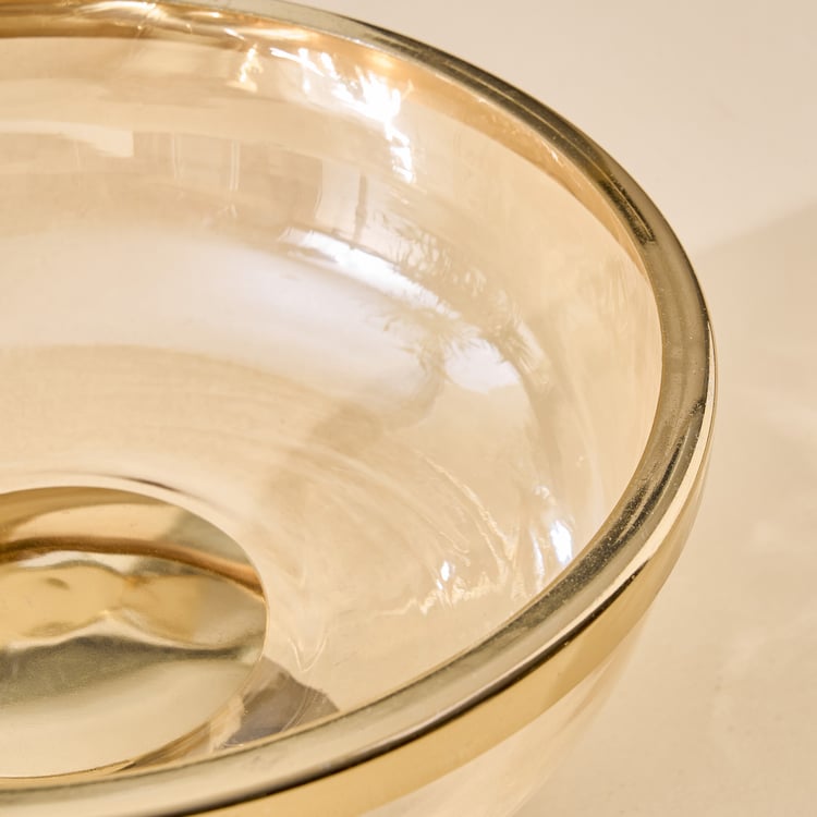 Brill Glass Glass Decorative Bowl with Pedestal Stand