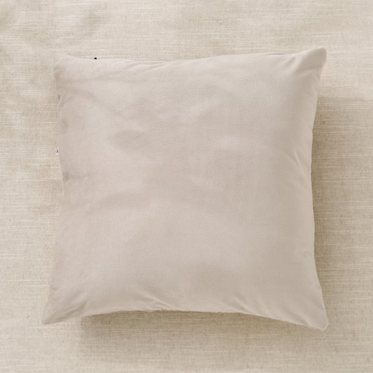 Dazzle Cosmic Set of 2 Velvet Foil Print Filled Cushions - 40x40cm