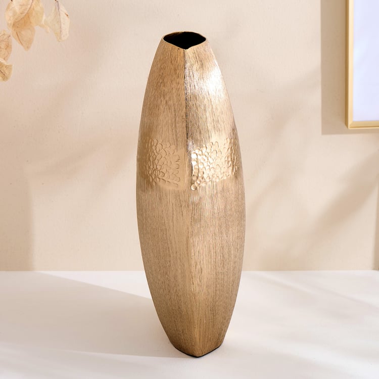 Grain Metal Vase - Large