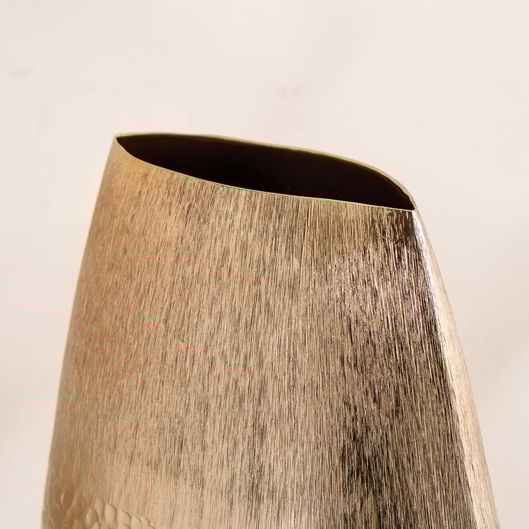 Grain Metal Vase - Large