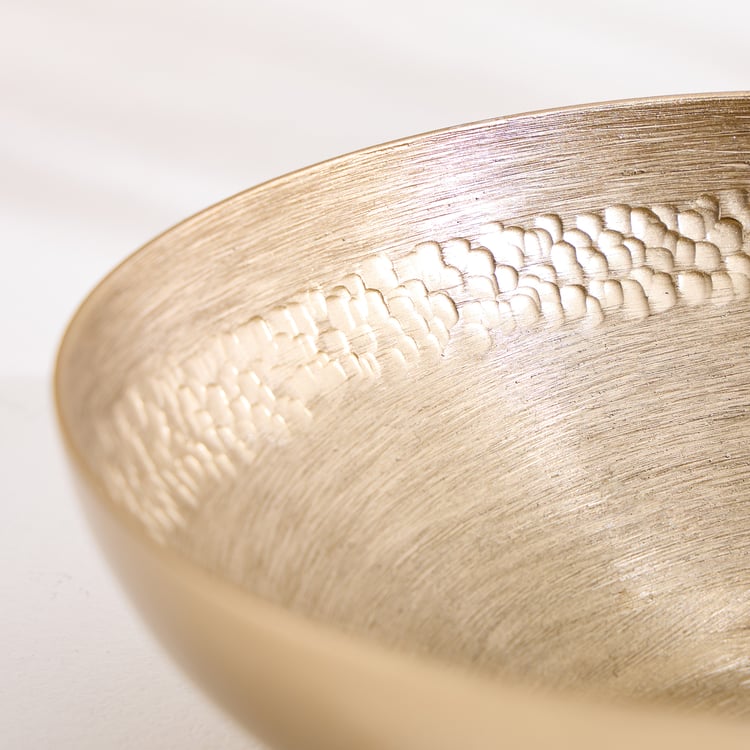 Grain Metal Decorative Bowl